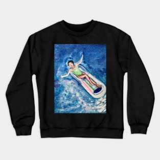 Peacefully floating Crewneck Sweatshirt